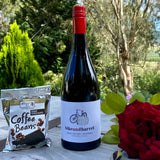 Bike & Barrel Pinotage 2019 & Dark Chocolate Coffee Beans