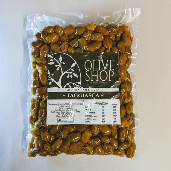 Olive Shop Olives - TAGGIASCA - 500g Vac