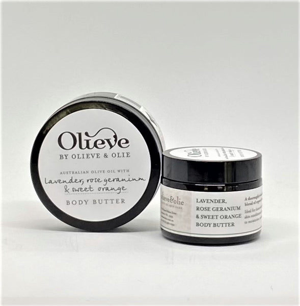 Olieve & Olie - Body Butter 250ml Lavender, Rose Geranium & Sweet Orange