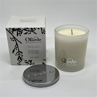Olieve & Olie - Olive Oil & Soy Candle - Black Pepper & Lavender
